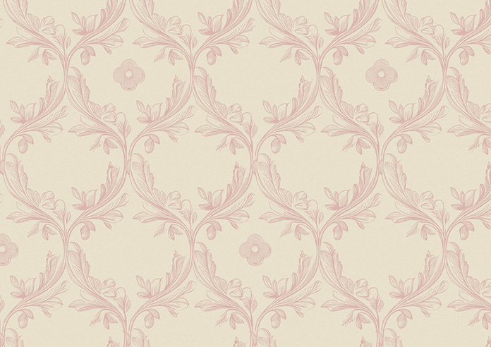 Trellis Prints, Vine and Bloom Romsey Rosies Pink - Twist&Fit Roller Blind - Image 6